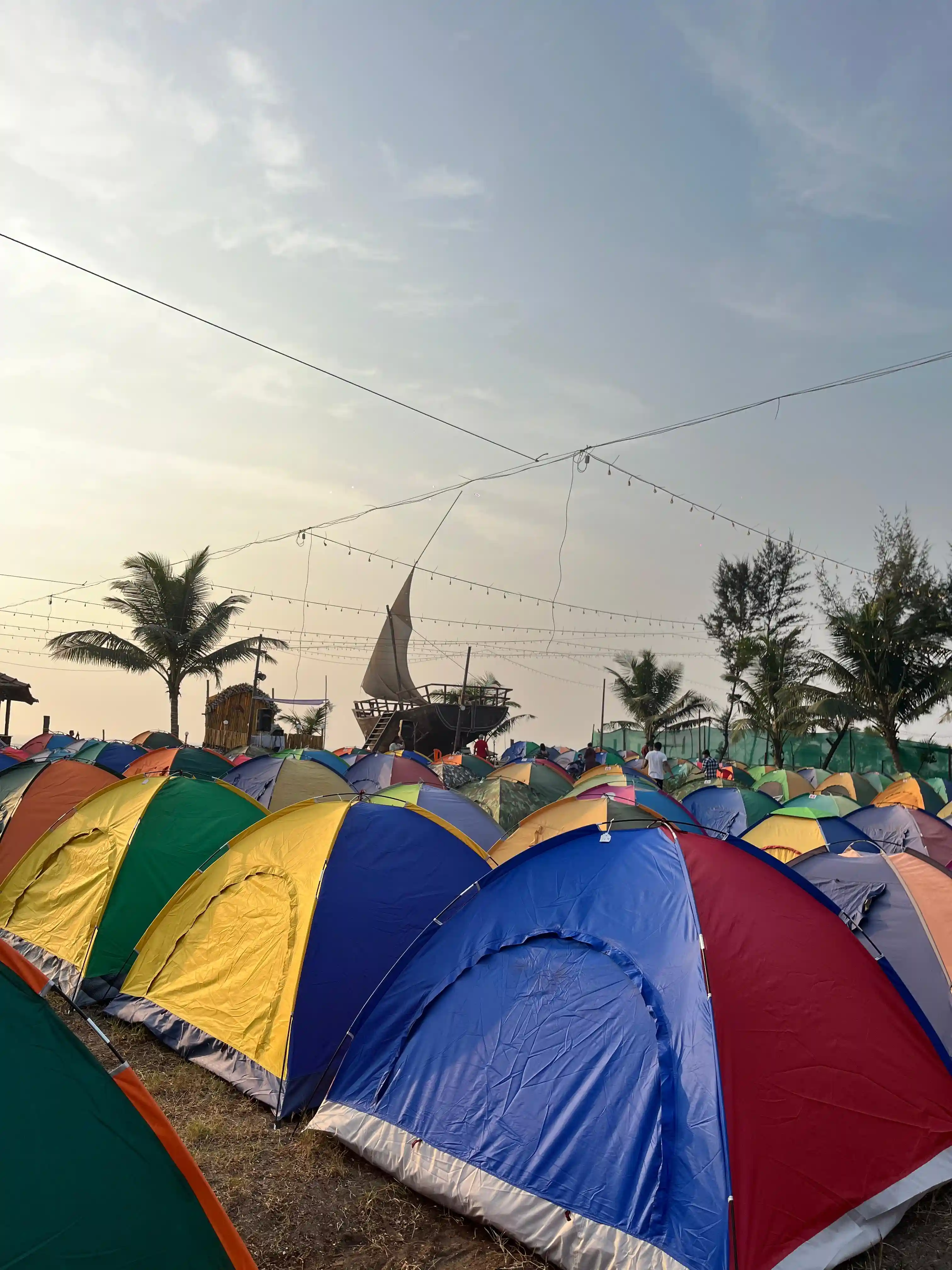 Tents setup